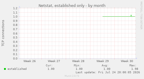 Netstat, established only
